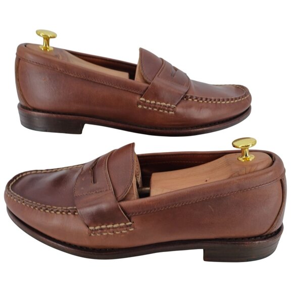 Cole Haan Pinch Maine Classic Penny Loafers Mens 10M Brown Leather Dress Shoes - Picture 3 of 10